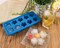 Star-Shaped Silicone Ice Cube Trays – Pack of 3, Easy-Release Molds for Whiskey, Cocktails, Jelly, and Crayons, Blue